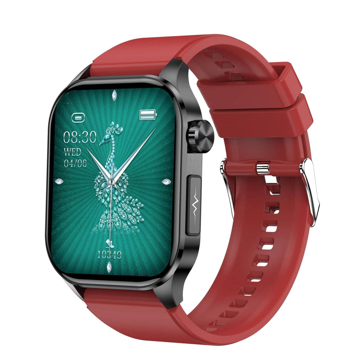 Compact Touchscreen Health Monitoring Smartwatch With ECG Blood Pressure Tracking