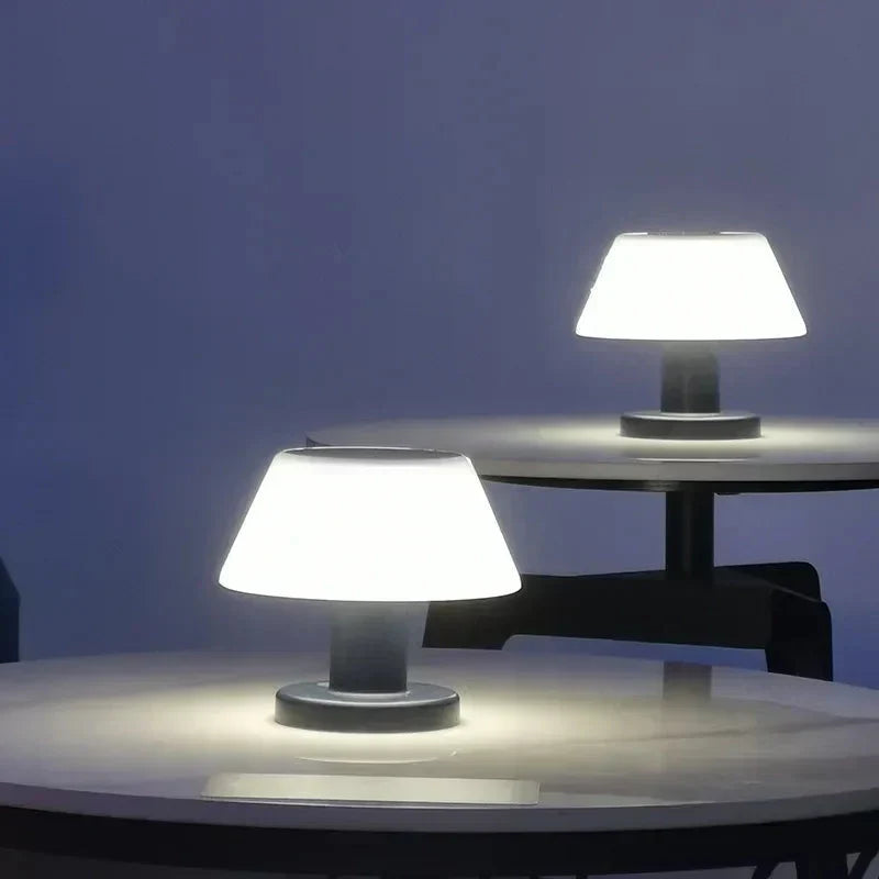 Solar Powered Rechargeable Water Resistant Indoor Outdoor Table Lamp