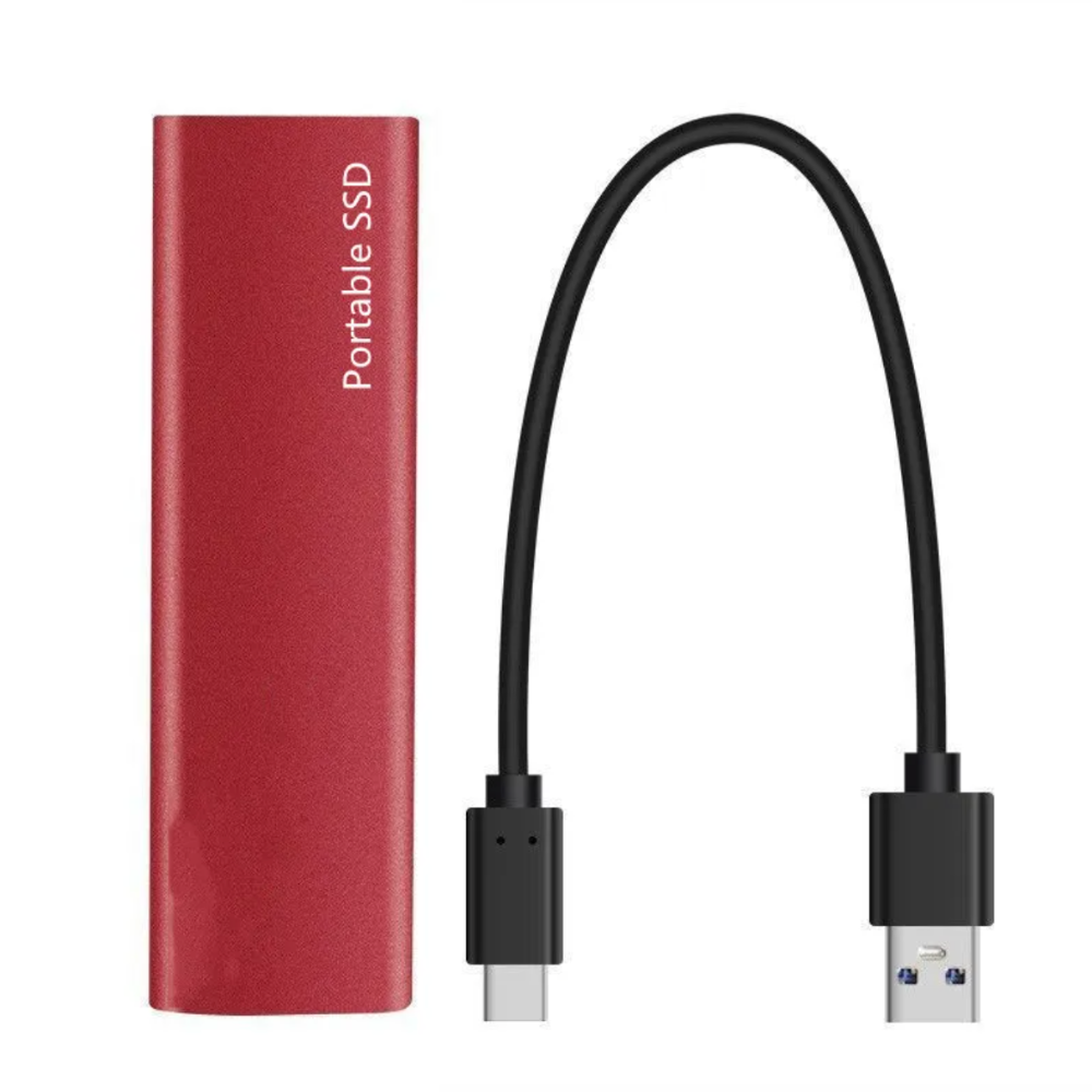 Slim Lightweight Plug And Play Portable External SSD Drive
