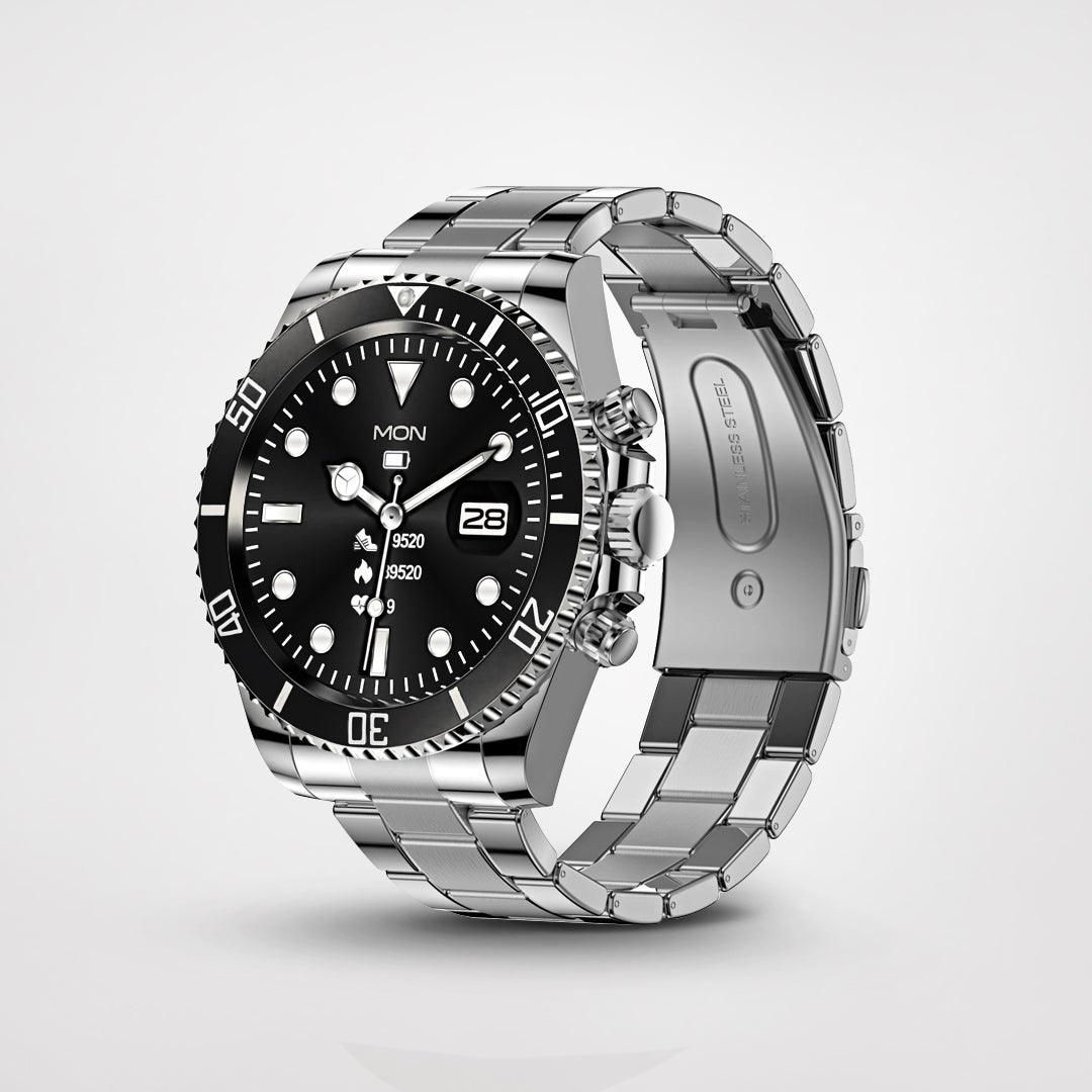 Sleek Bluetooth Health Tracking Heart Rate Monitor Smartwatch