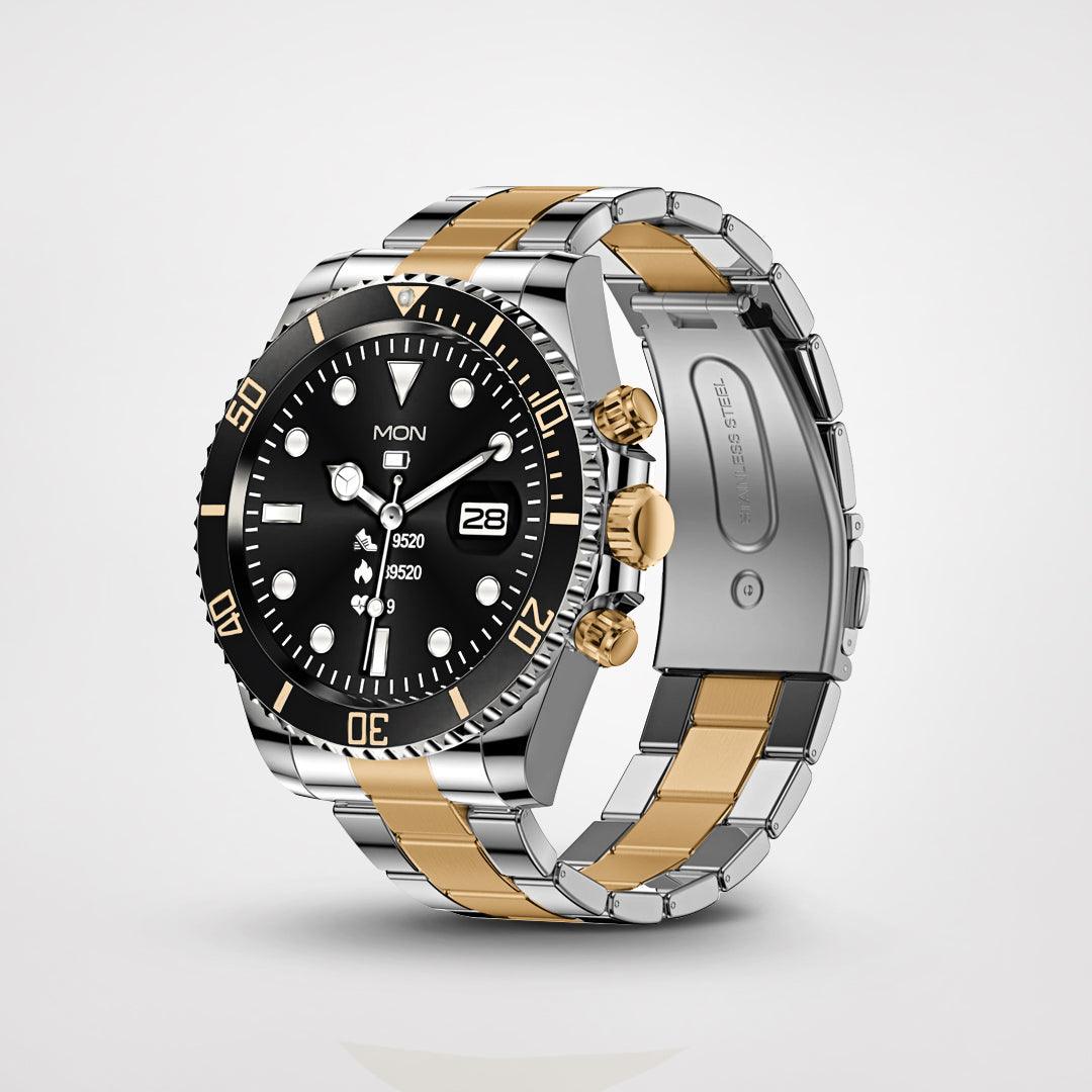 Sleek Bluetooth Health Tracking Heart Rate Monitor Smartwatch