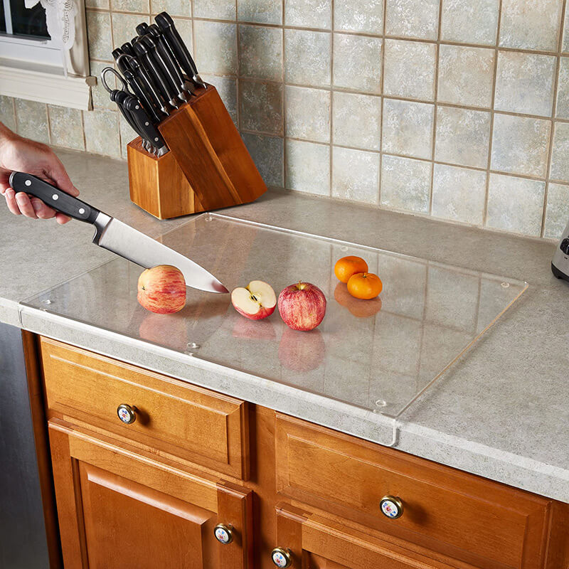 Transparent Acrylic Anti-Slip Kitchen Cutting And Serving Board