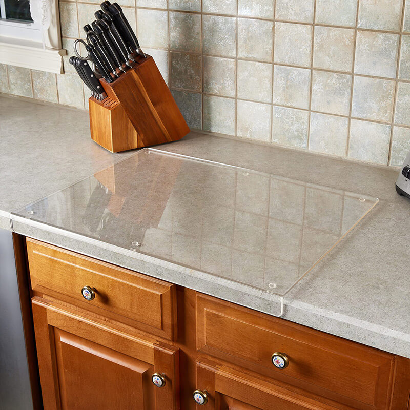 Transparent Acrylic Anti-Slip Kitchen Cutting And Serving Board