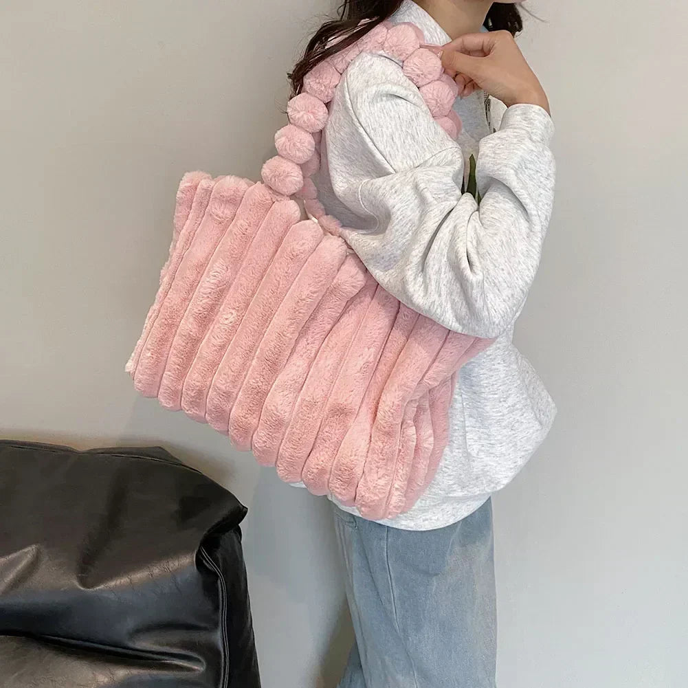 Chunky Soft Texture Everyday Shoulder Bag