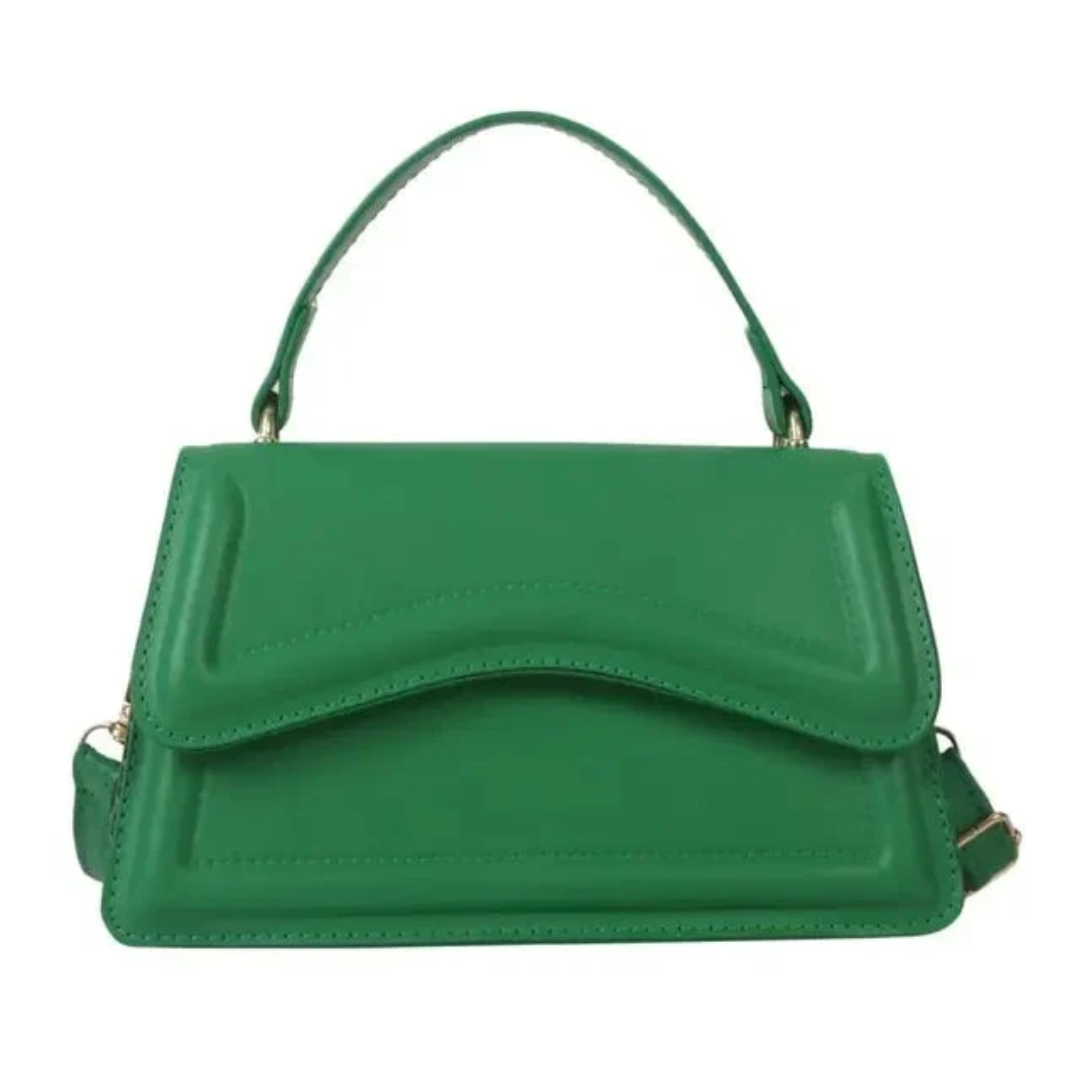 Spacious Premium Leather Padded Strap Ladies Shoulder Bag