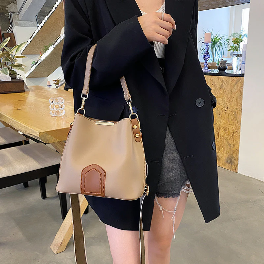 Convertible Leather Adjustable Strap Handbag Shoulder Bag