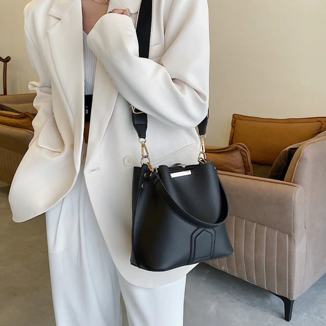 Convertible Leather Adjustable Strap Handbag Shoulder Bag
