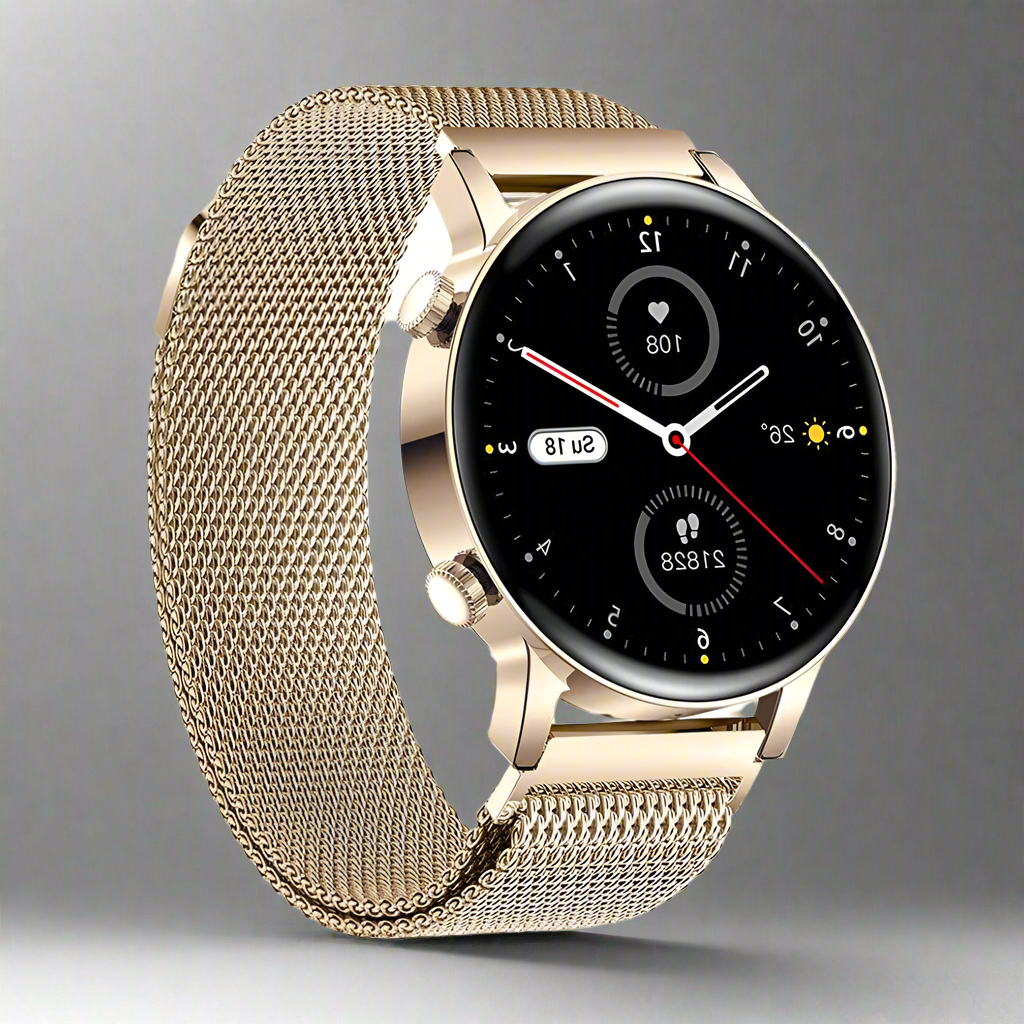 Water Resistant Touchscreen Health Tracking Smartwatch For Women