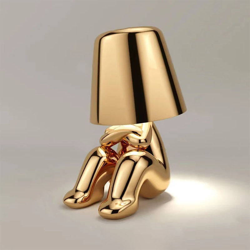 Sleek Rechargeable Touch Dimmable Wireless Warm Glow Table Lamp