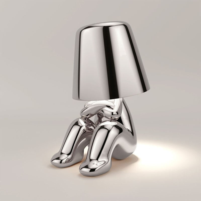 Sleek Rechargeable Touch Dimmable Wireless Warm Glow Table Lamp