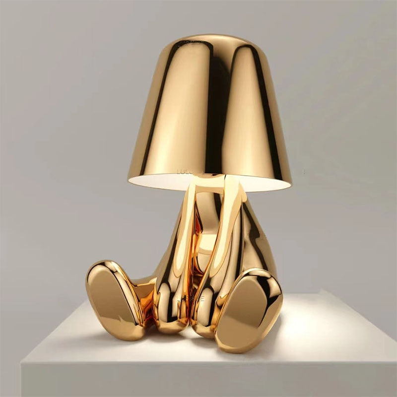 Sleek Rechargeable Touch Dimmable Wireless Warm Glow Table Lamp