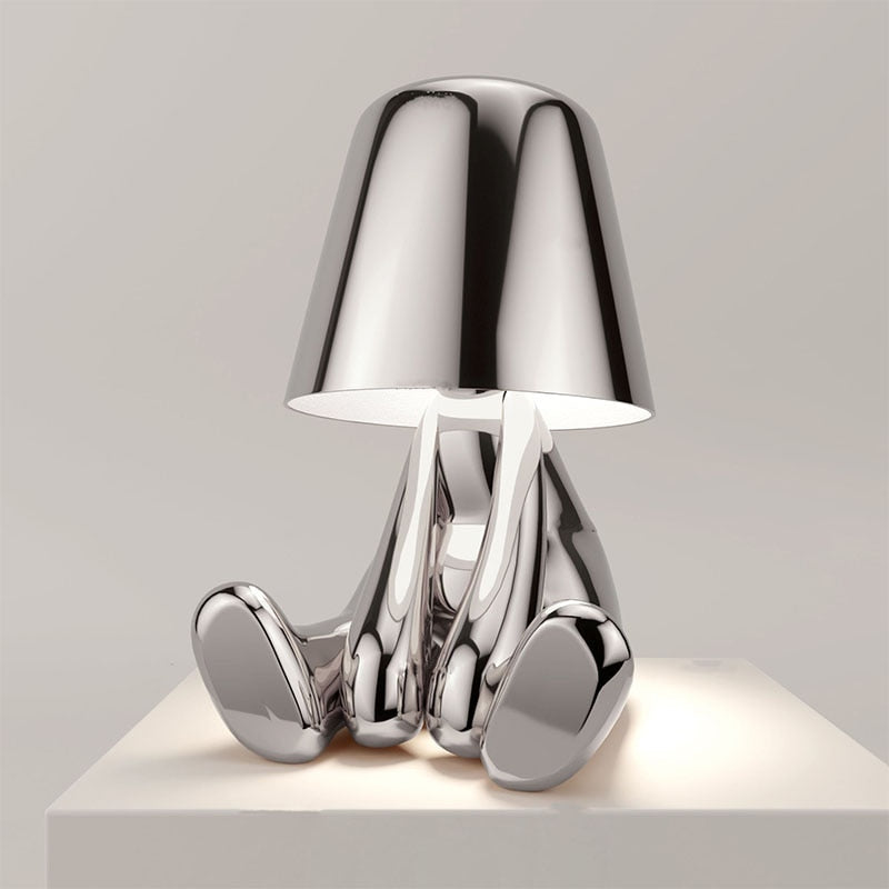 Sleek Rechargeable Touch Dimmable Wireless Warm Glow Table Lamp