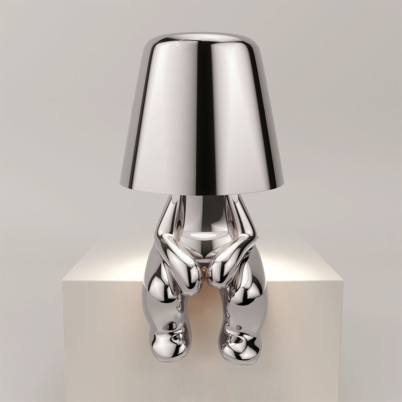 Sleek Rechargeable Touch Dimmable Wireless Warm Glow Table Lamp