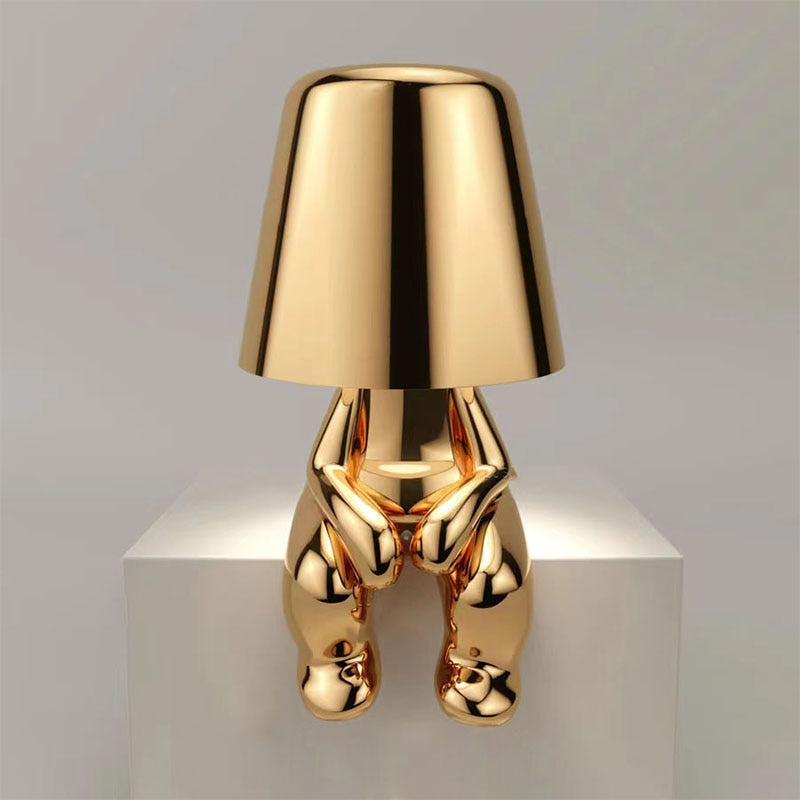 Sleek Rechargeable Touch Dimmable Wireless Warm Glow Table Lamp