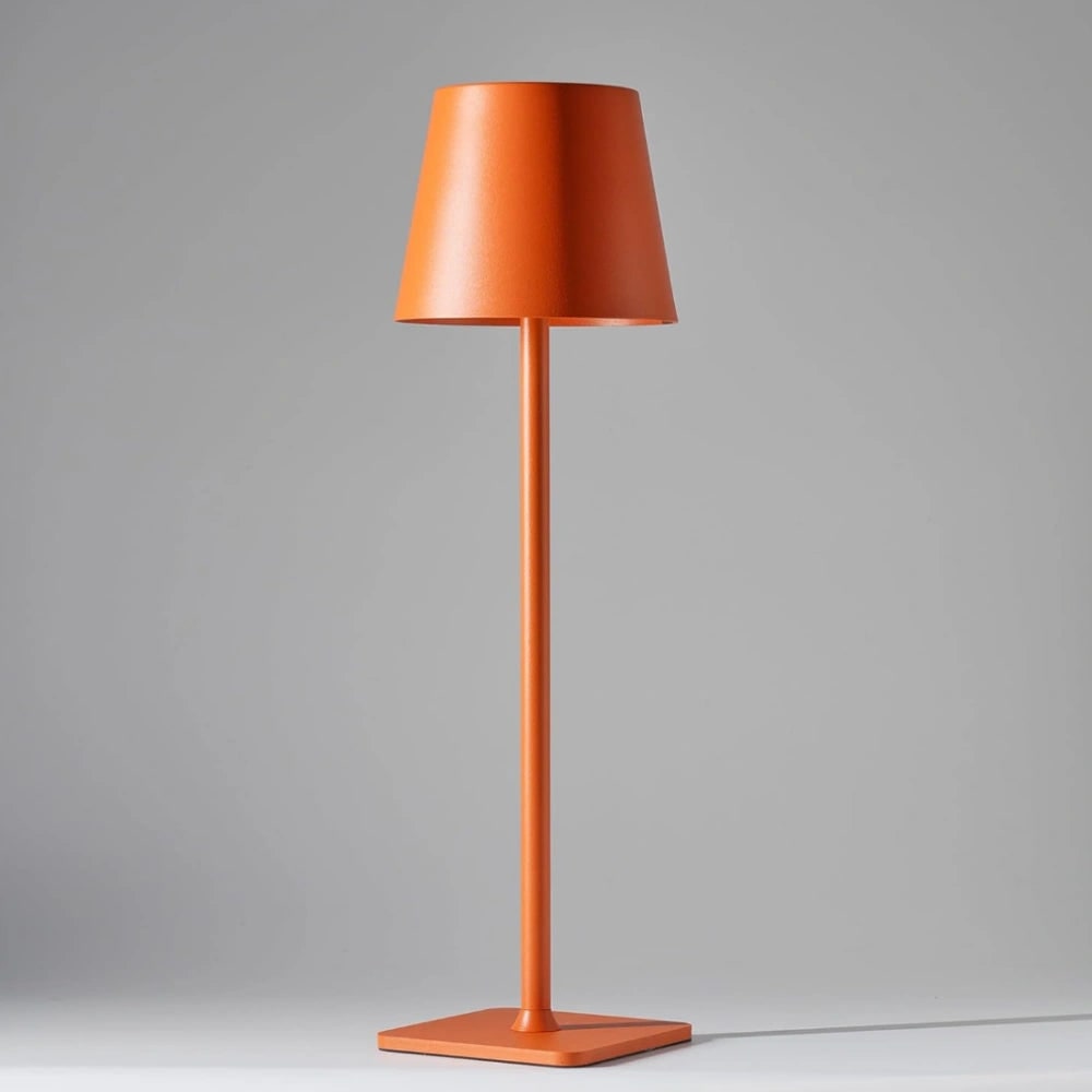 Slim Modern Metal Waterproof Cordless Rechargeable Touch Dimmable Table Lamp