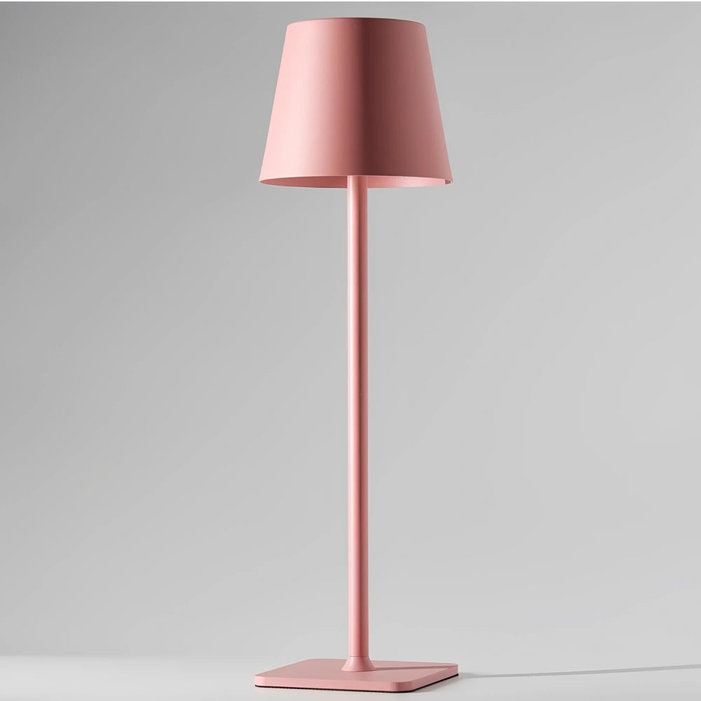 Slim Modern Metal Waterproof Cordless Rechargeable Touch Dimmable Table Lamp