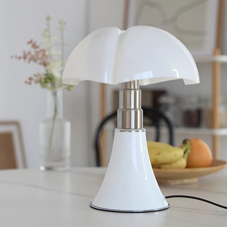 Flower Inspired Adjustable Steel Dimmable Touch Control Table Lamp