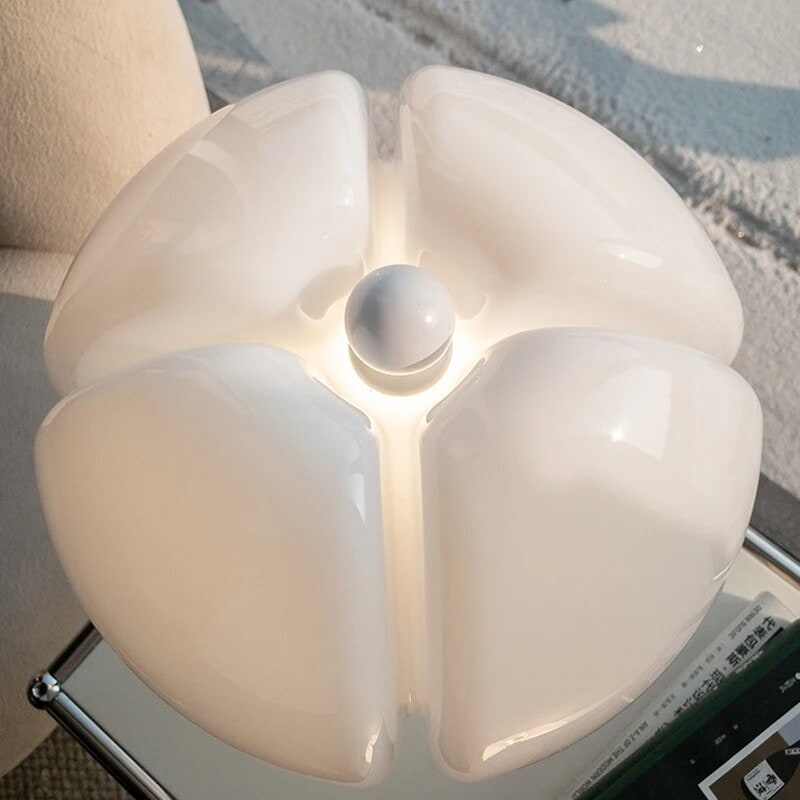 Flower Inspired Adjustable Steel Dimmable Touch Control Table Lamp