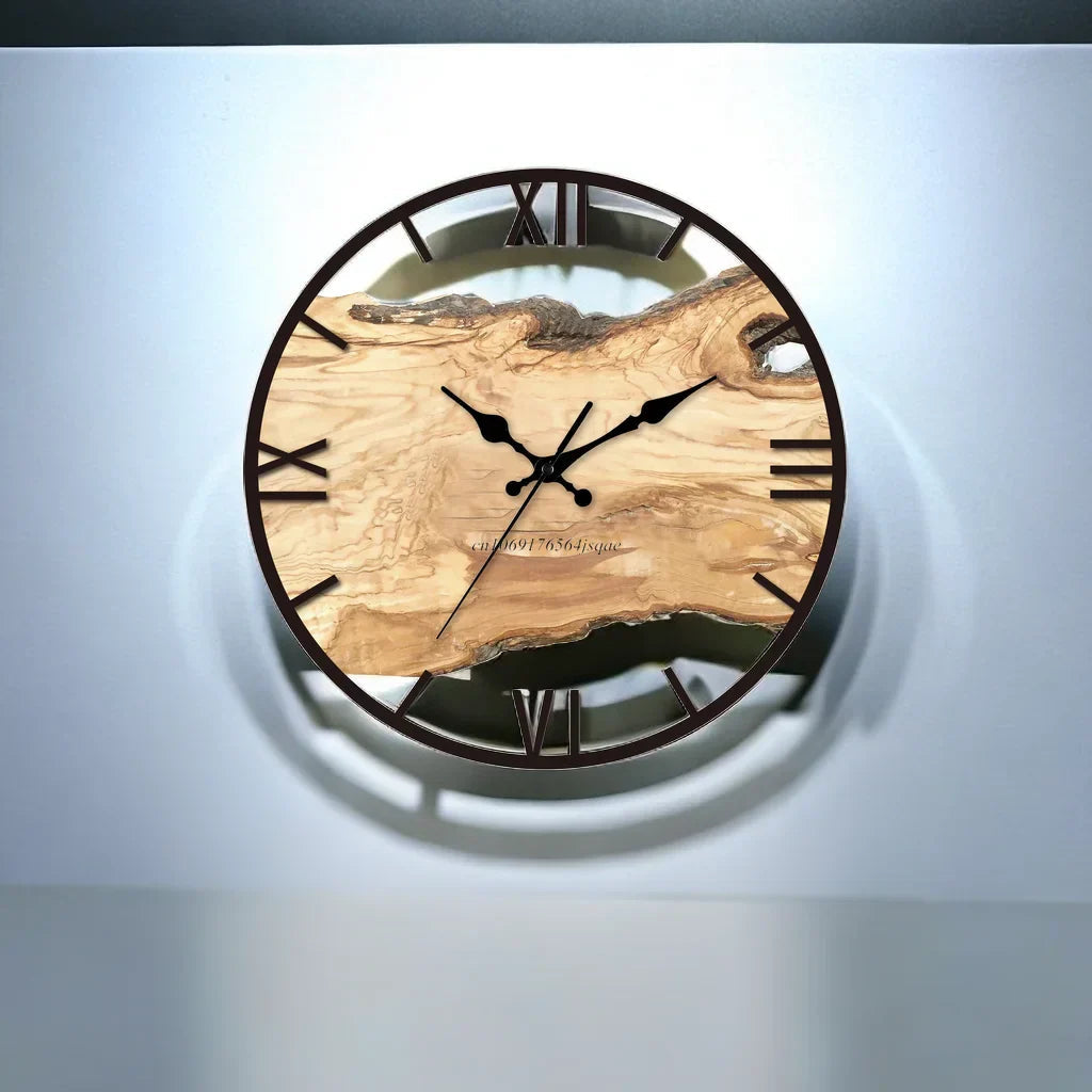 Minimalist Transparent Acrylic Silent Quartz Wall Clock