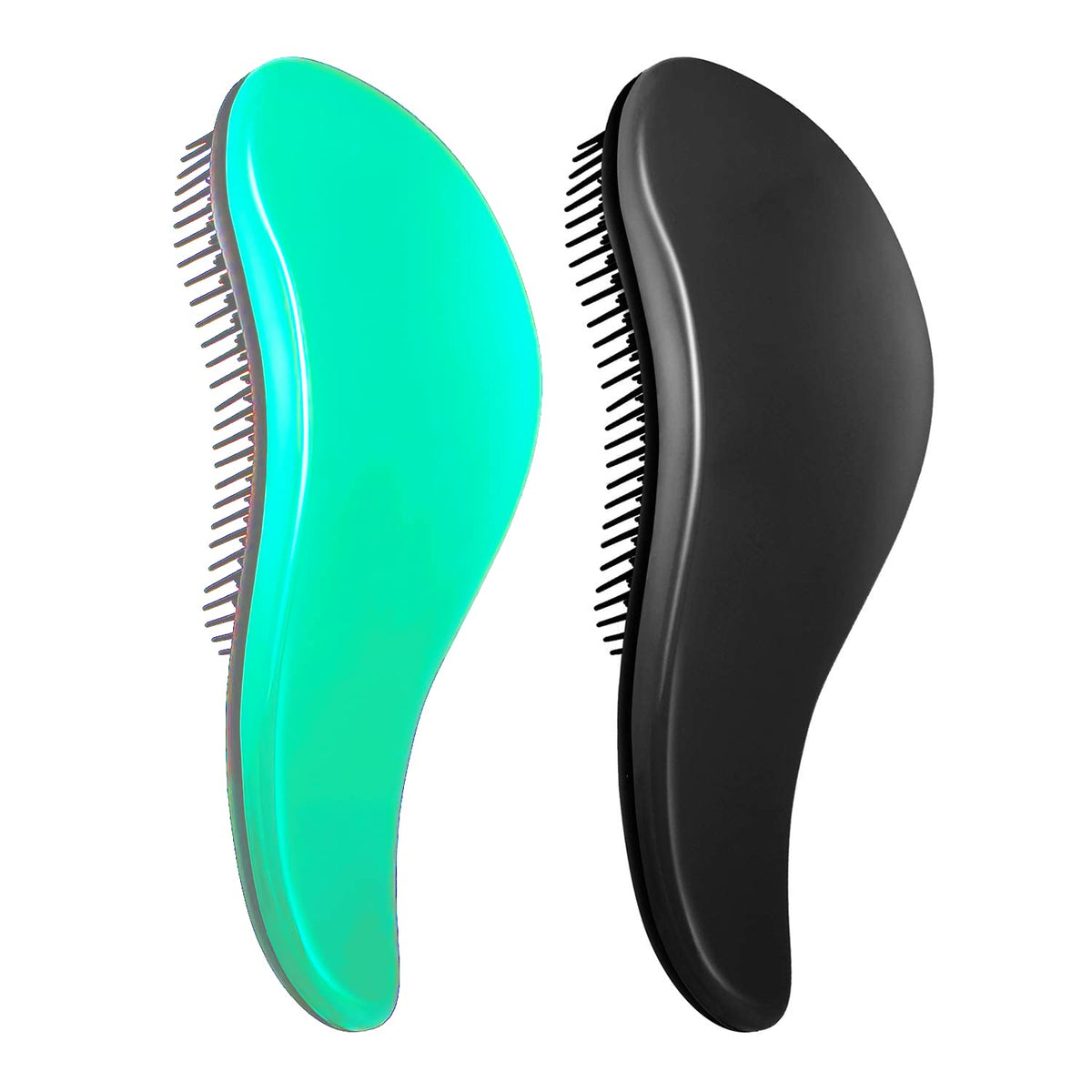 Pain-Free Gliding Bristle Wet Dry Detangler Hair Brush Set