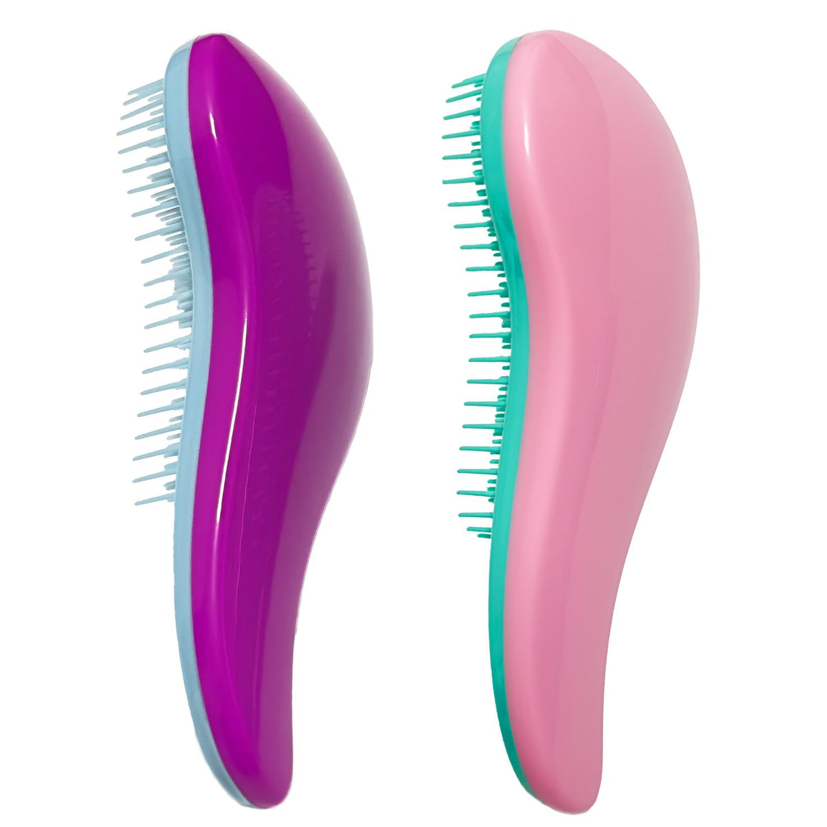 Pain-Free Gliding Bristle Wet Dry Detangler Hair Brush Set