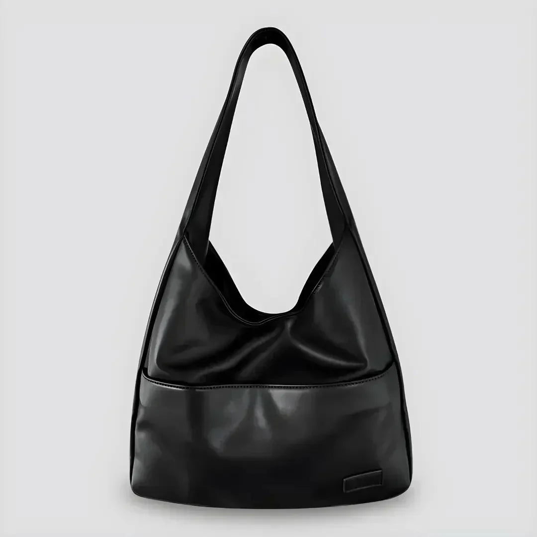 Minimalist Vegan Leather Adjustable Strap Women's Shoulder Bag