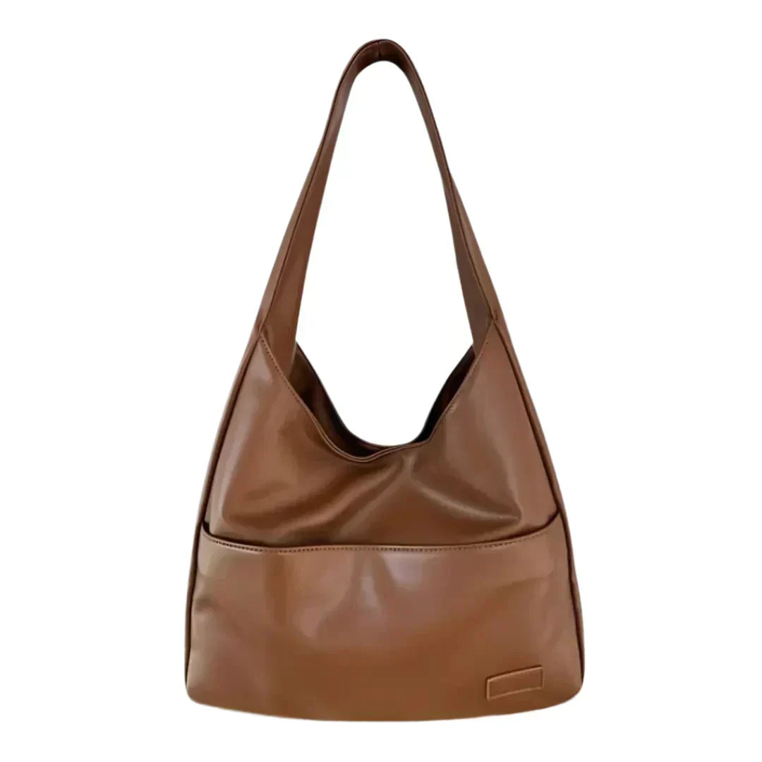 Minimalist Vegan Leather Adjustable Strap Women's Shoulder Bag