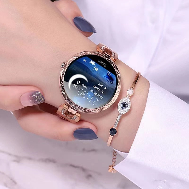 Waterproof Heart Rate Blood Pressure Monitor Fitness Tracker Smartwatch