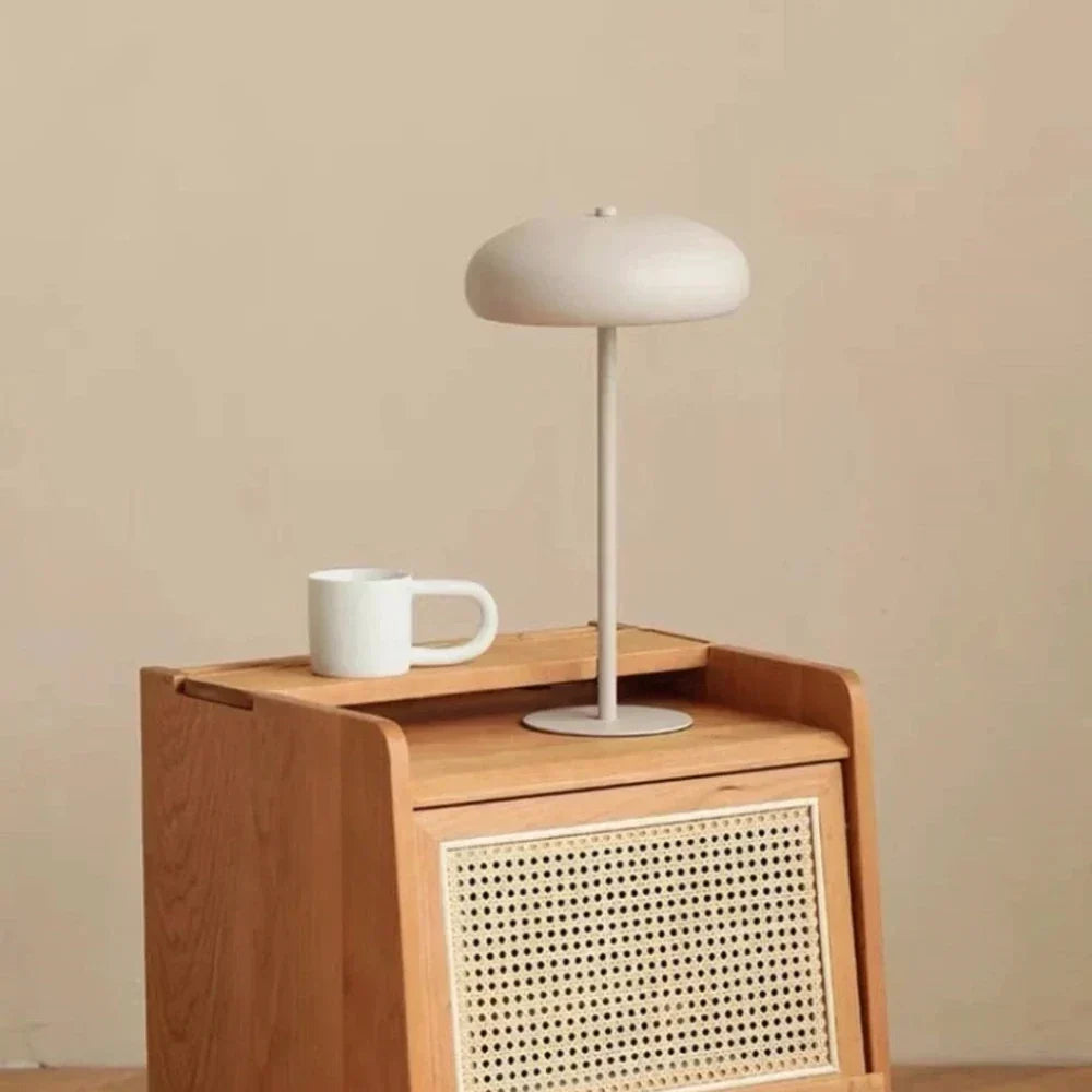 Retro Rounded Silhouette Touch Control Rechargeable Portable Table Lamp