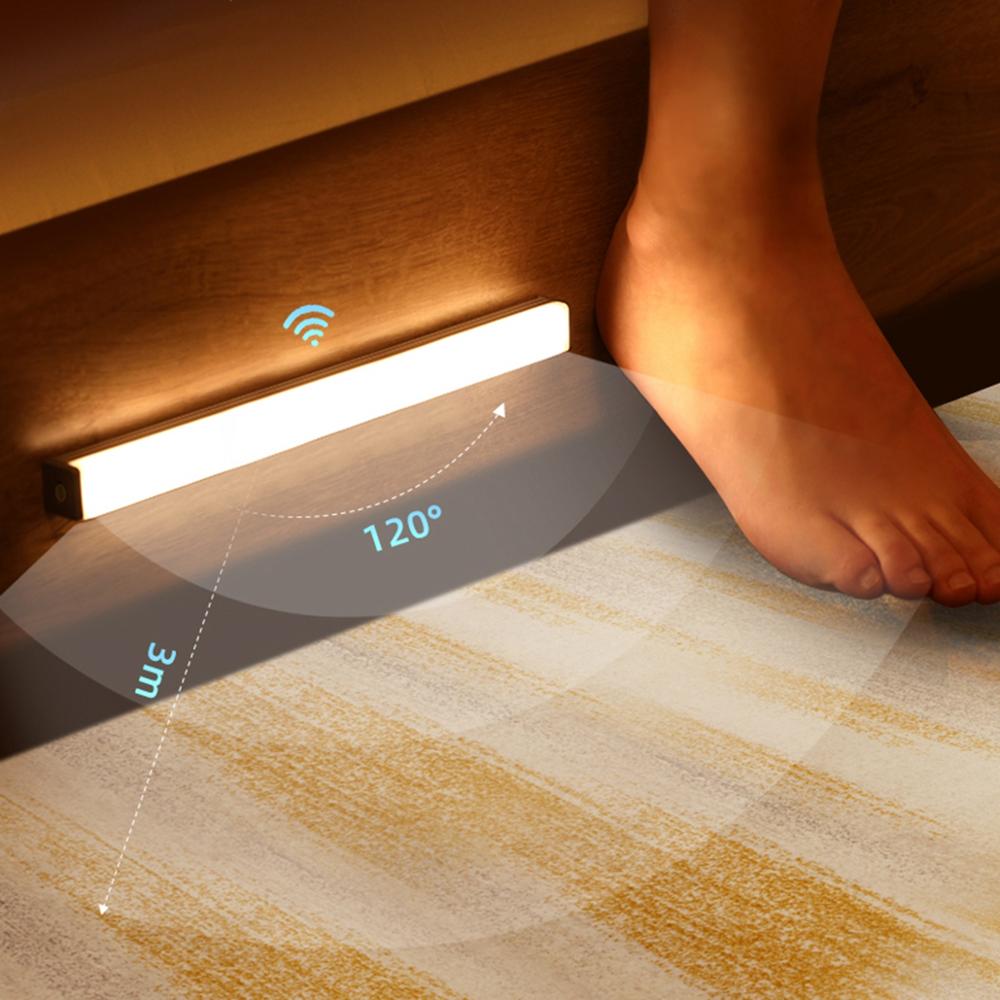 Magnetic Rechargeable Wireless Motion Sensor Under Cabinet Night Light