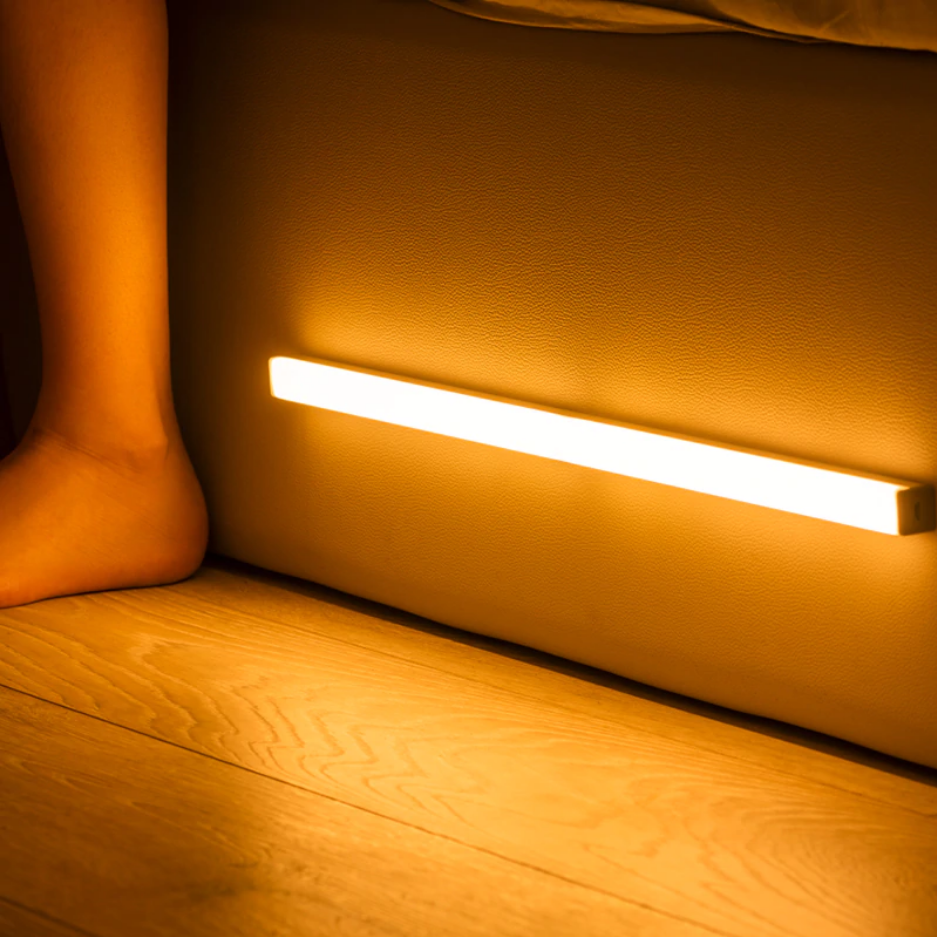 Magnetic Rechargeable Wireless Motion Sensor Under Cabinet Night Light