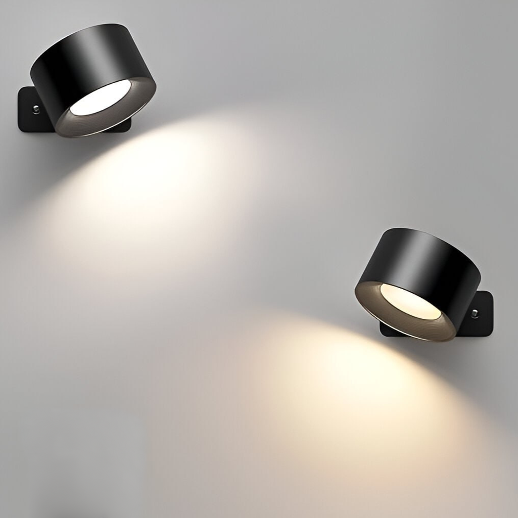 Rotatable Magnetic Mount Cordless Rechargeable Dimmable Wall Light