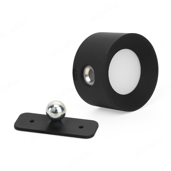 Rotatable Magnetic Mount Cordless Rechargeable Dimmable Wall Light
