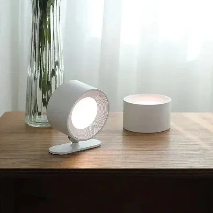 Rotatable Magnetic Mount Cordless Rechargeable Dimmable Wall Light