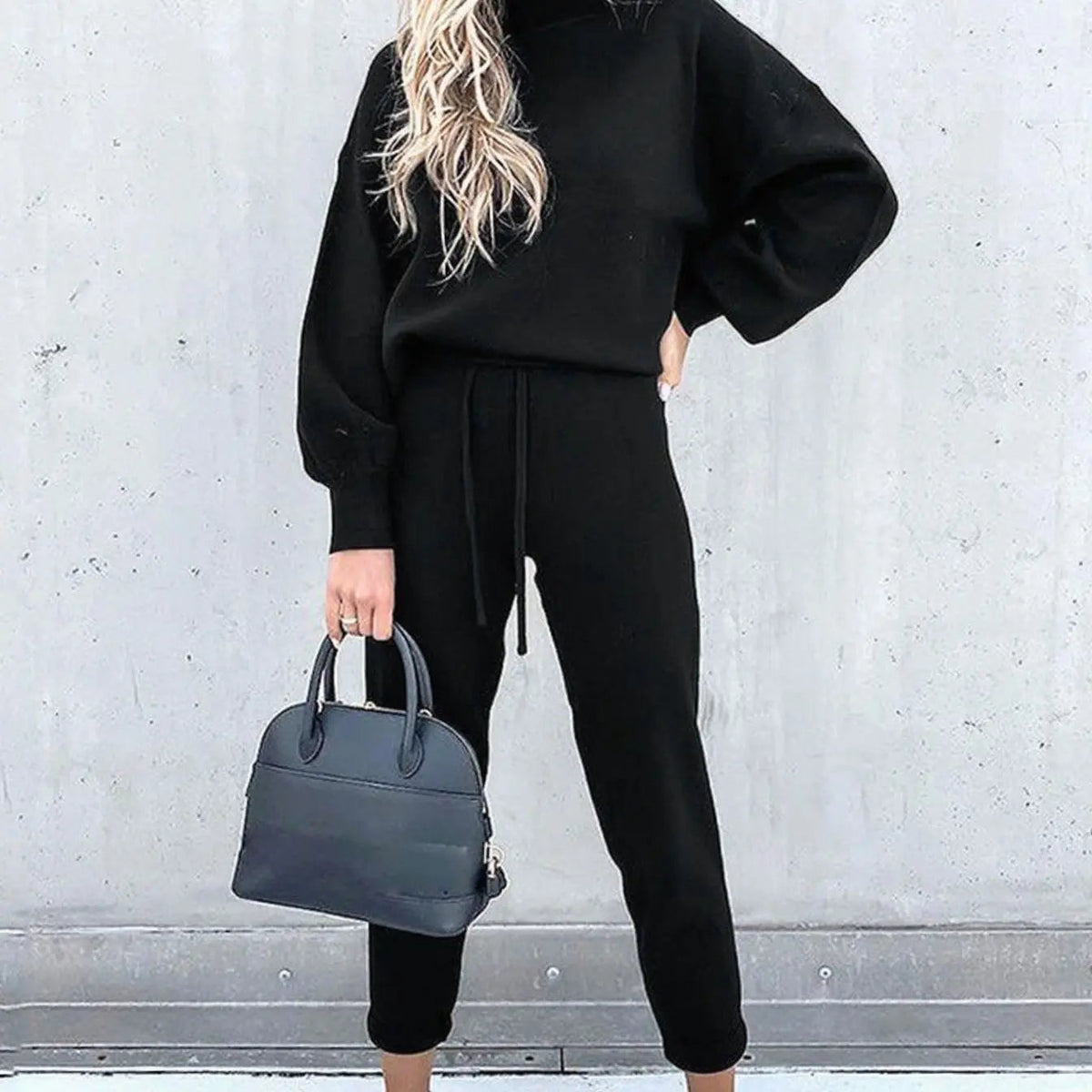 Women's Cosy Two-Piece Tracksuit Outfit Relaxed Jogger Set