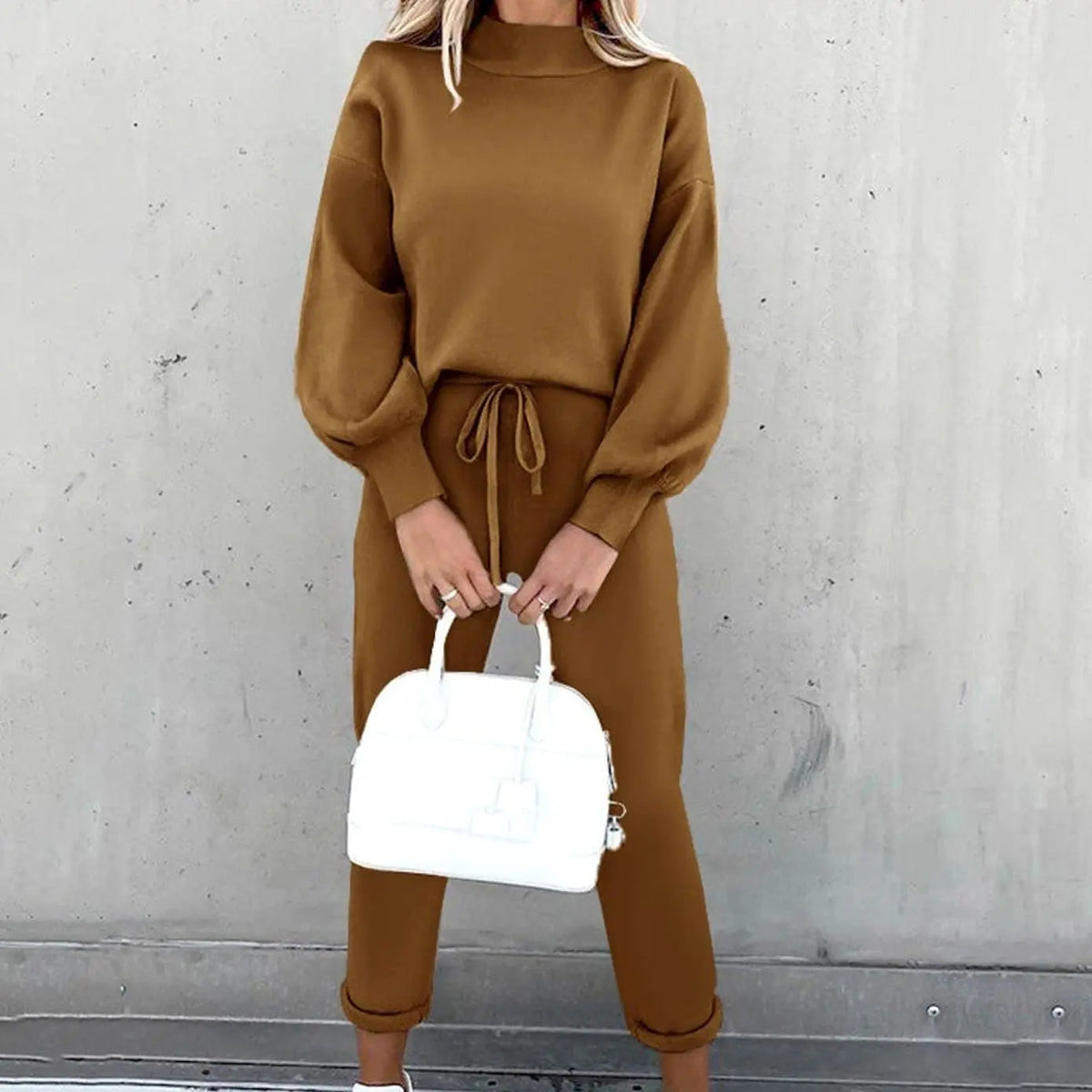 Women's Cosy Two-Piece Tracksuit Outfit Relaxed Jogger Set