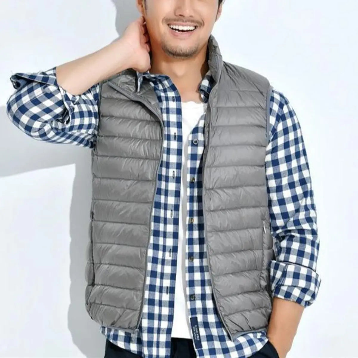 Women's Lightweight Quilted Sleeveless Puffer Vest Zip-Up