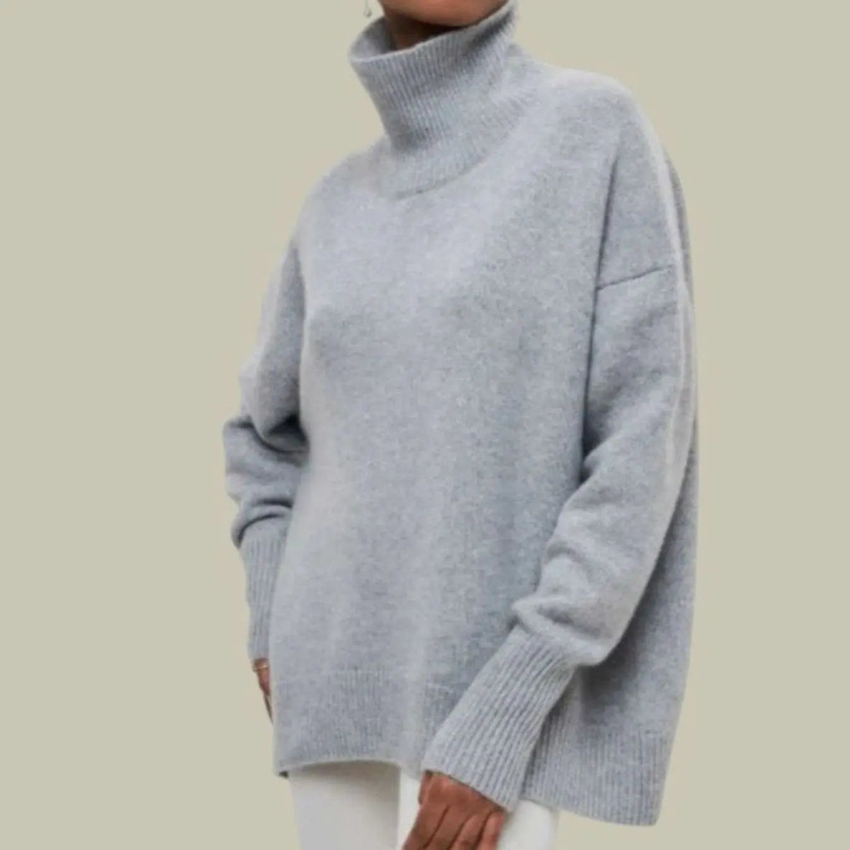 Women's Oversized Loose Fit Turtlenecks Knit Winter Jumper