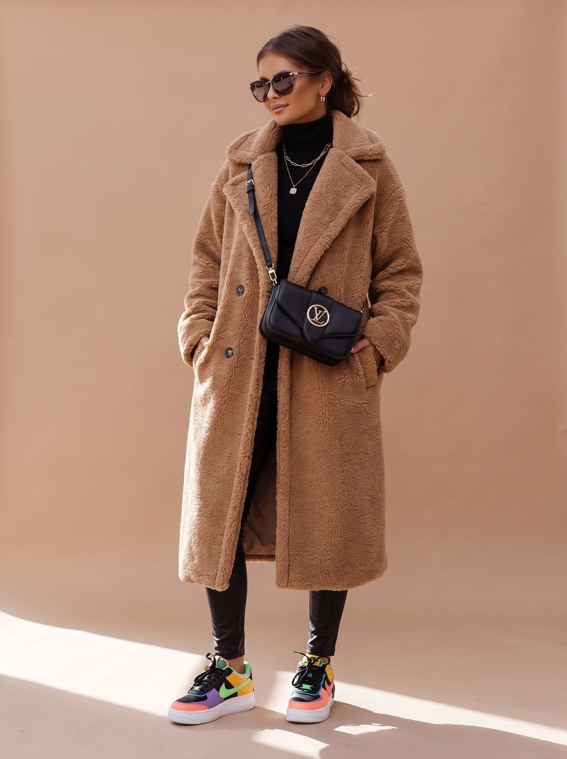 Emily | Women's Oversized Teddy Faux Fur Long Winter Coat