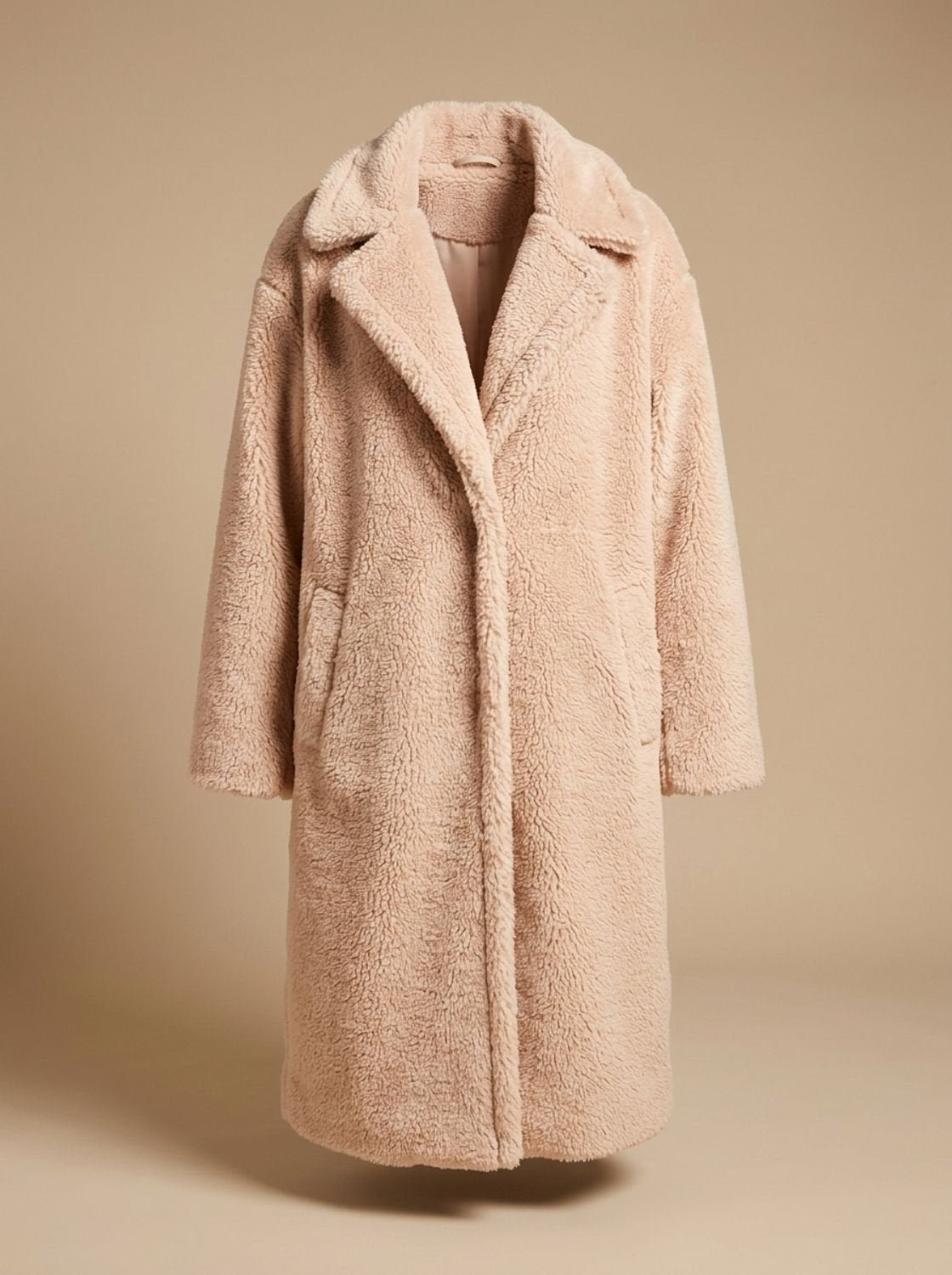 Emily | Women's Oversized Teddy Faux Fur Long Winter Coat
