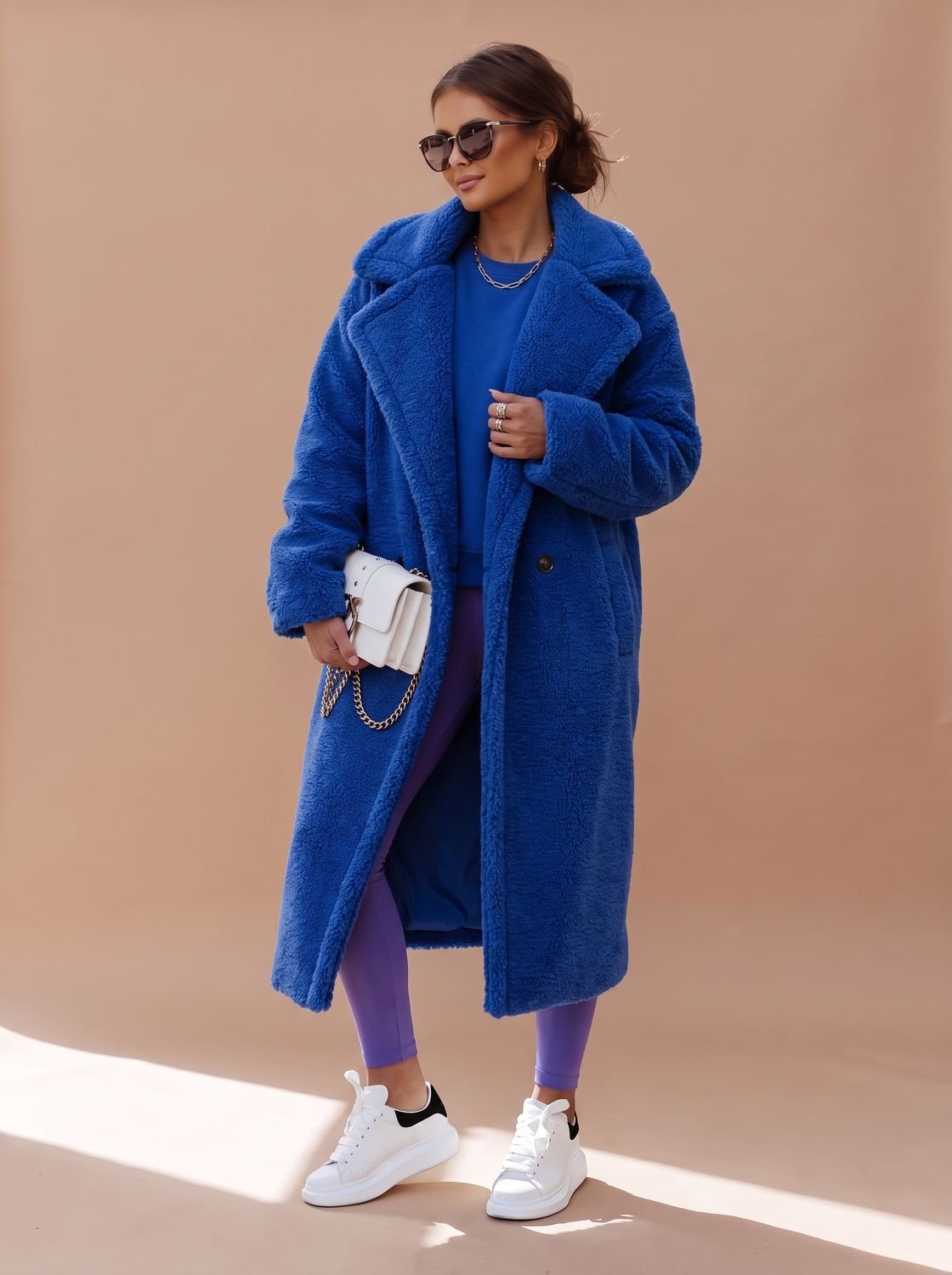 Emily | Women's Oversized Teddy Faux Fur Long Winter Coat