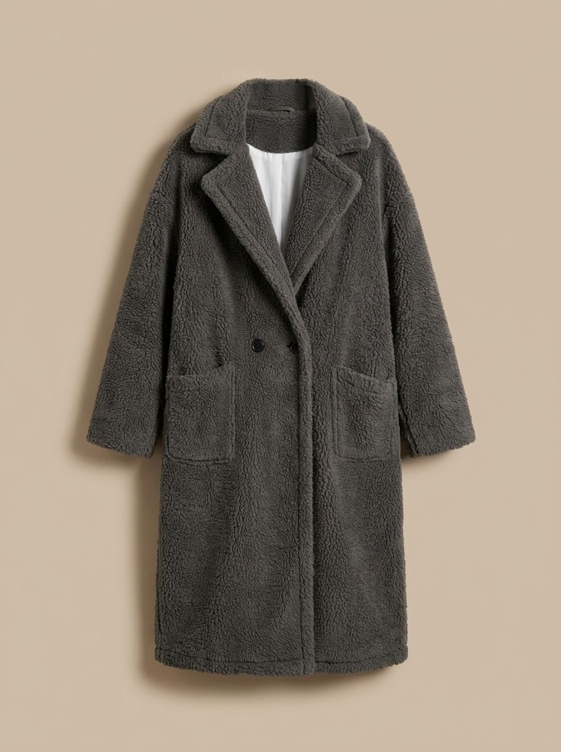 Emily | Women's Oversized Teddy Faux Fur Long Winter Coat