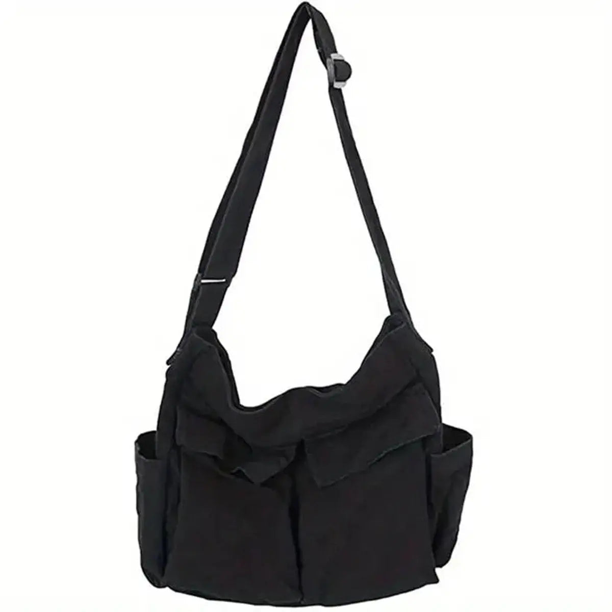 Women's Vintage Multi-Pocket Canvas Tote Bag Crossbody Shoulder Bag