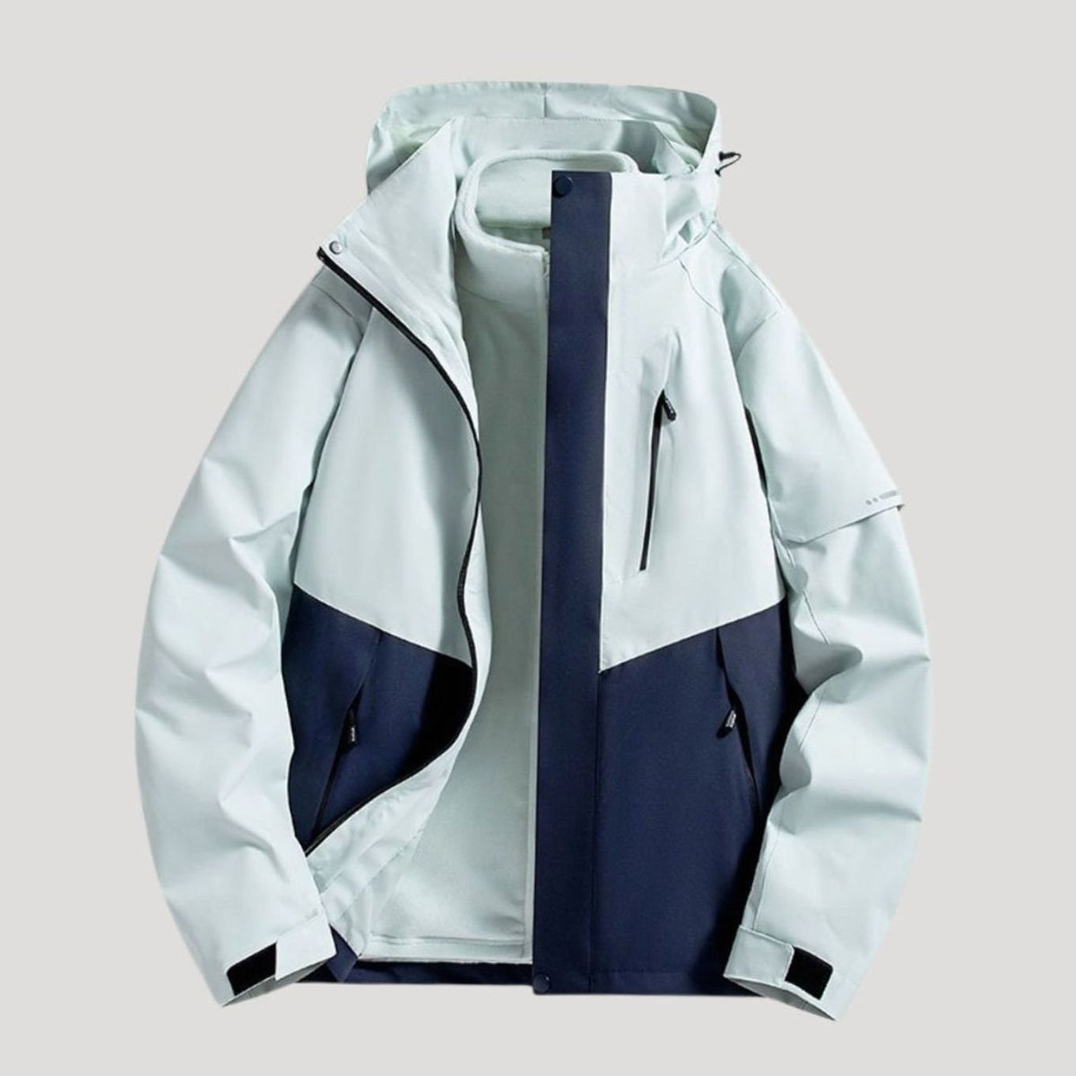 Women's Waterproof Hooded Relaxed-Fit Winter Jacket Fleece-Lined Collar